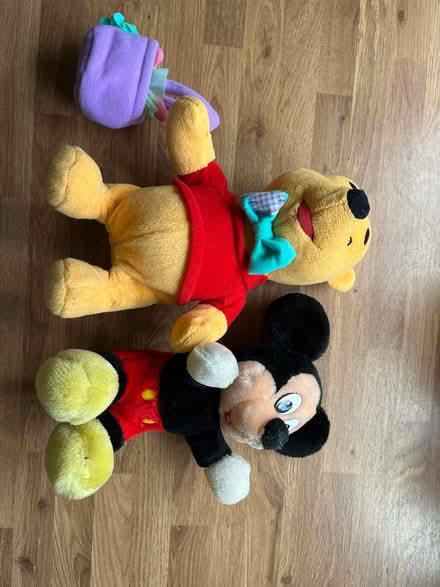 Photo of free Winnie & Mickey Mouse teddies (Downley) #1