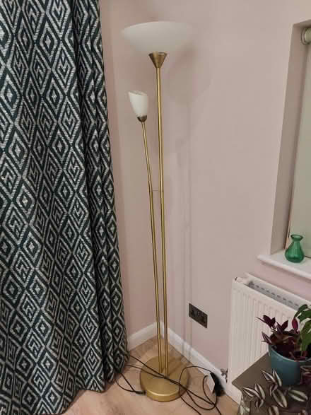 Photo of free Tall metal lamp (Harefield) #1