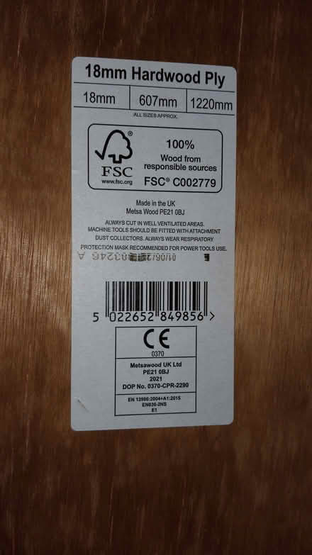 Photo of free 18mm plywood board (Linthwaite HD7) #1