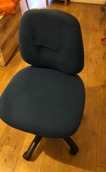 Photo of free Dark blue office chair (MK43) #2