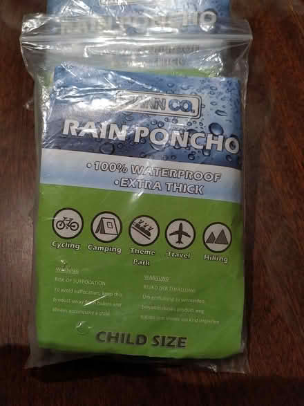 Photo of free Child rain ponchos (Highbury and Islington - N7) #2