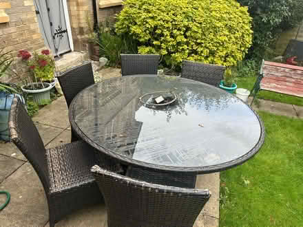Photo of free Garden table and 4 chairs (Merley) #2