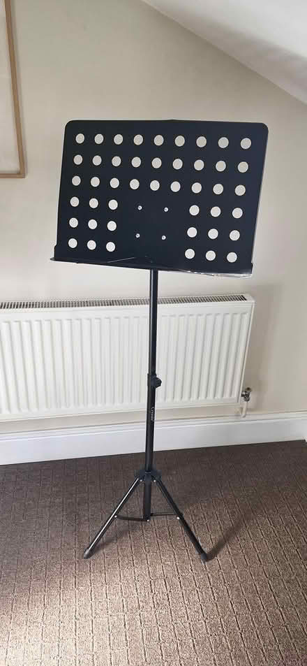 Photo of free Metal music stand (Ch45 7qa) #1