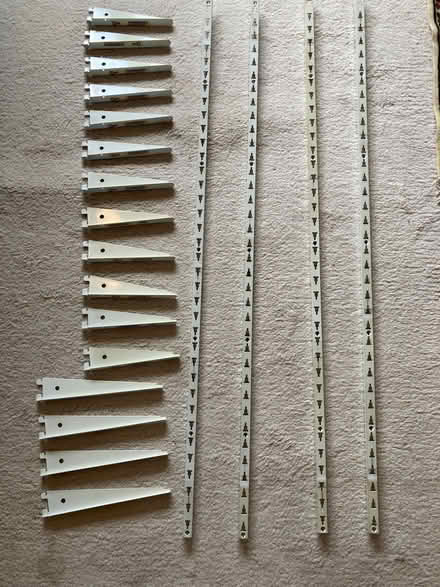 Photo of free Shelving system with adjustable brackets (Greenbank CW8) #4