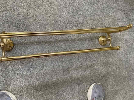 Photo of free Brass towel rack (Pleasanton, CA) #1