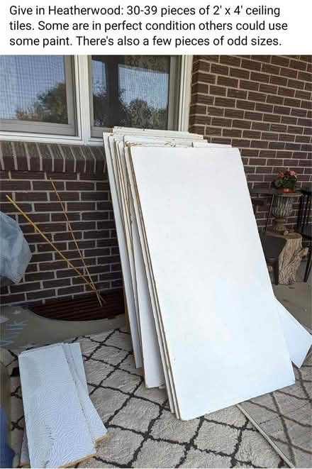 Photo of free Ceiling Tiles (Heatherwood, Boulder) #1