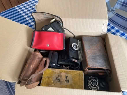 Photo of free Box of old cameras (Horndean) #1