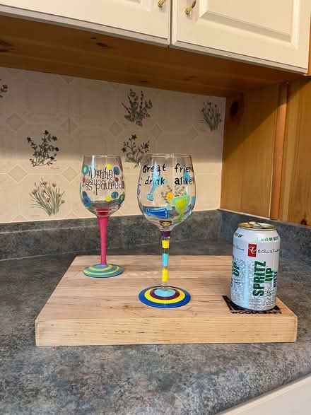 Photo of free Novelty wine glasses (McKellar) #1