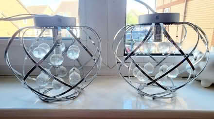 Photo of free Chrome/Silver Light Fittings x 2 (Grays) #1