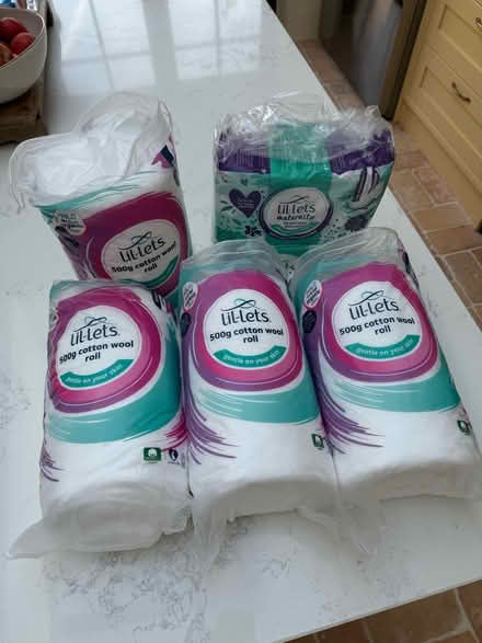 Photo of free Lil-let’s cotton wool roll x 4 (Ham, Richmond, TW10) #1