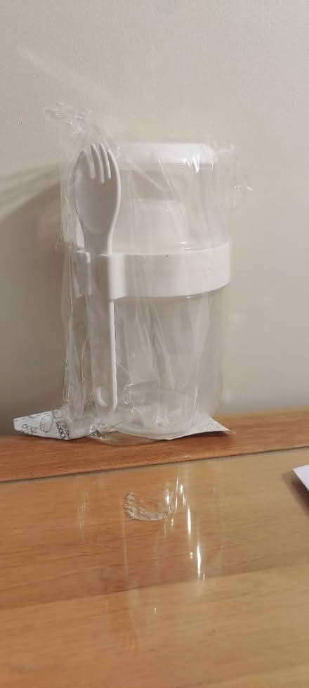 Photo of free Clear Plastic Salad Mug (North Ilford, IG1) #1