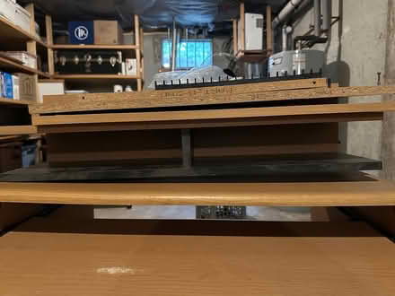 Photo of free Computer Desk/Shelving on Wheels (West Medford) #2