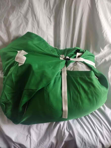 Photo of free SuperKing Size Duvet & Green Laundry Bag (Barons Court W6) #1