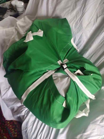 Photo of free SuperKing Size Duvet & Green Laundry Bag (Barons Court W6) #2