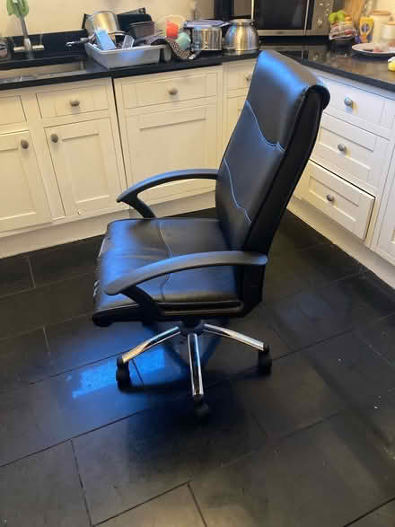 Photo of free Faux leather office chair (Withington M20) #2