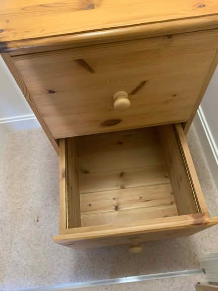 Photo of free Pine filing cupboard (Devizes Wiltshire SN10) #2