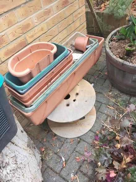 Photo of free Tower planters & rectangular pots (Leyton, E10) #2
