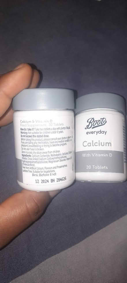 Photo of free Unopened -Calcium with vitamin D (BD7) #2