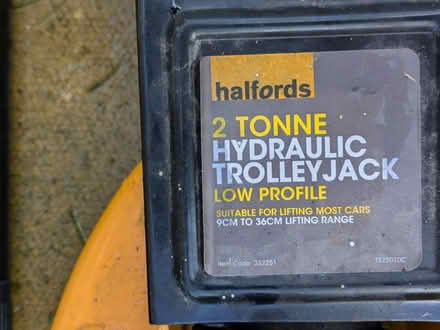 Photo of free 2tn trolley jack (Bristol North / Stoke Gifford) #1