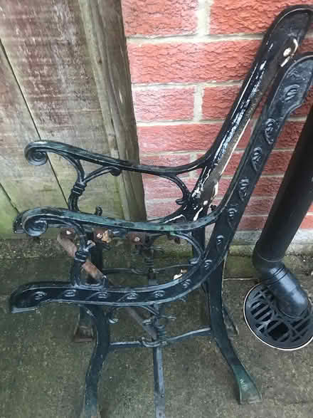 Photo of free Metal bench ends (West Denton NE15) #1