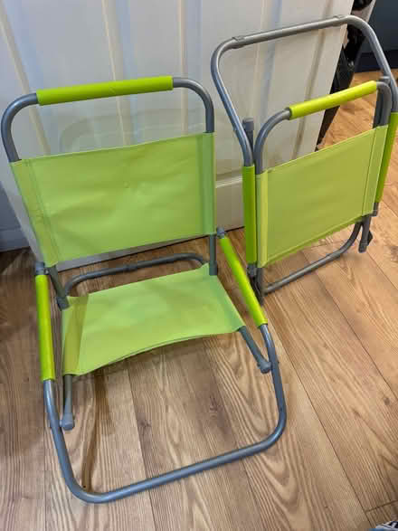 Photo of free 2 folding chairs (GU21) #1