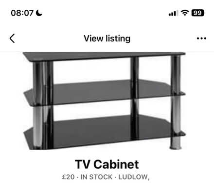 Photo of free TV cabinet (Ludlow) #1