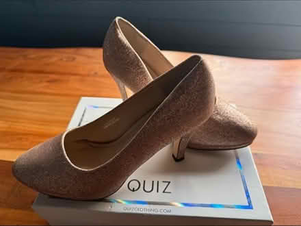 Photo of free Quiz glitter heels size 5 (Top Valley NG5) #1