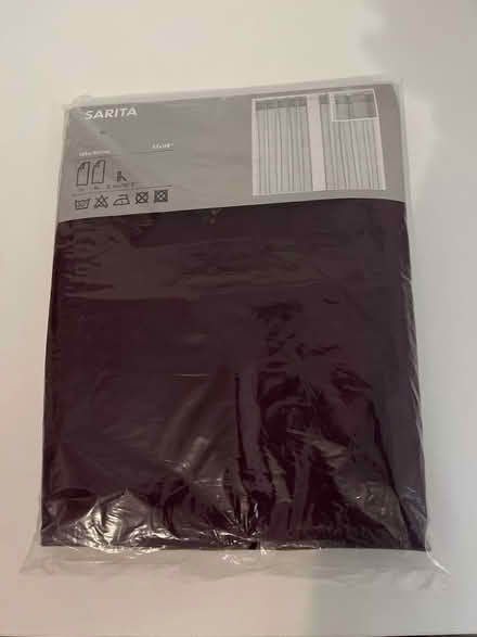 Photo of free Ikea Aubergine Organza net curtains (Hammersmith) #1