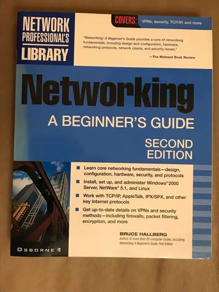 Photo of free Networking - A Beginners Guide Text Book (Southport PR8) #1