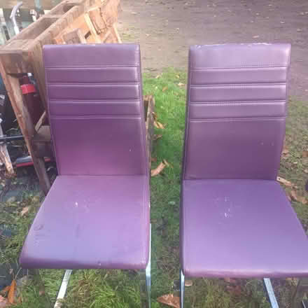 Photo of free 4 dining room chairs (ME11) #2