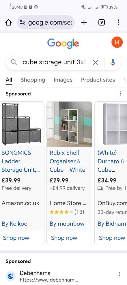 Photo of Cube storage unit (Chessington KT9) #1