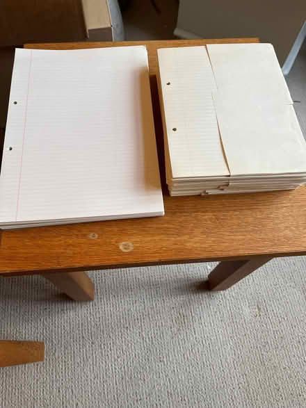 Photo of free Narrow lined paper (Leckhampton GL53) #1