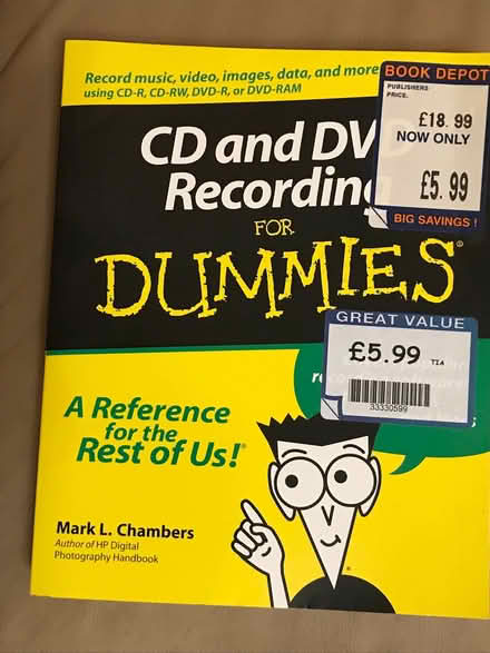 Photo of free CDand DVD recording for Dummies Text Book (Southport PR8) #1
