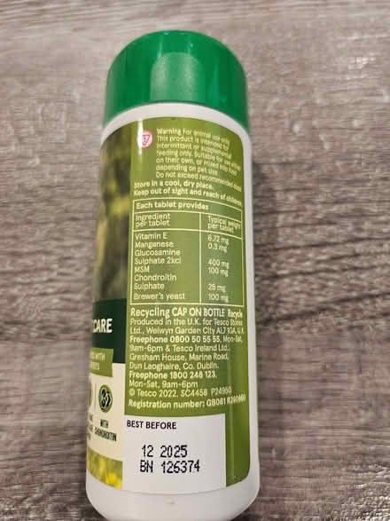 Photo of free Glucosamine Tablets for Dogs (Buckeridge DY14) #2
