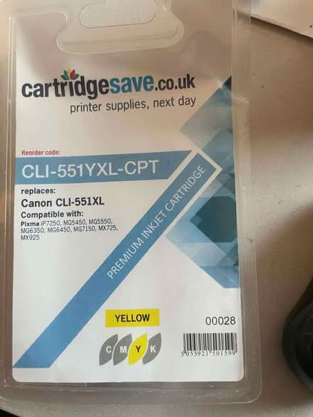 Photo of free Canon PGI-550 XL CLI-551 XL Ink Cartridges (Lake End SL6) #1