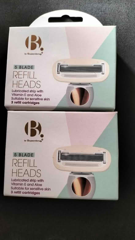 Photo of free 6 B. razor refill heads (Kelham Island S3) #1