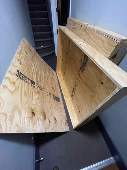 Photo of free Two wooden art crates (N4) #1