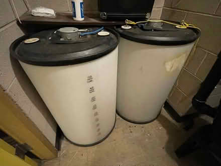 Photo of free 50 gallon plastic drums (Farmington, MI) #1