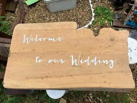 Photo of free Wedding Sign (Burcot OX14) #1