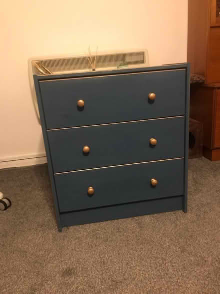 Photo of free Blue chest of drawers (Sutton SM1) #2