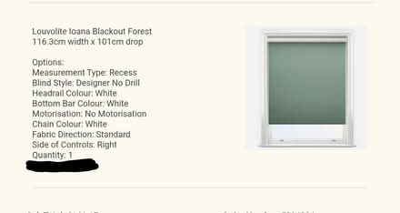 Photo of free No drill blackout blind (Myton CV34) #1