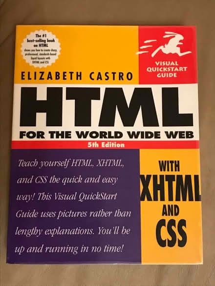 Photo of free HTML for the World Wide Web text book (Southport PR8) #1