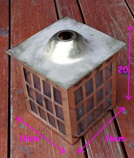 Photo of free Brass, front door lantern/shade (Titchfield PO14) #1