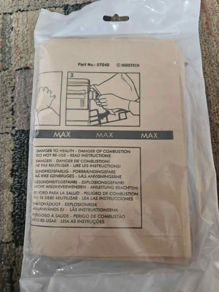 Photo of free Floor sander disposable bag (Camberwell) #2