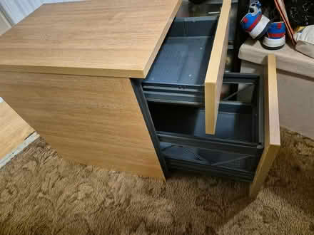 Photo of free 2 drawer Wooden filing cabinet (paignton Borough road) #2