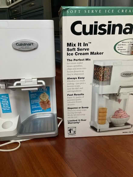 Photo of free Cuisanart ice cream maker (Bethesda) #1