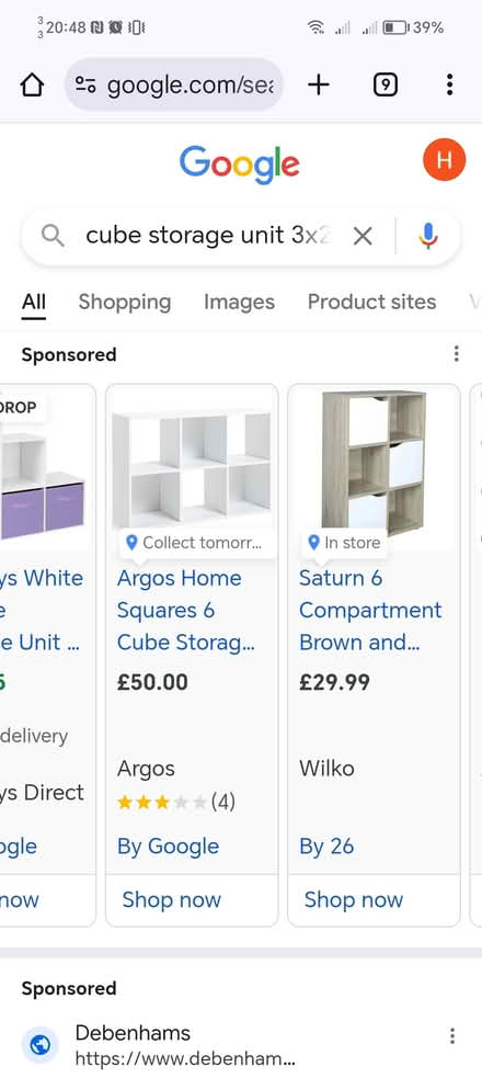 Photo of Cube storage unit (Chessington KT9) #2