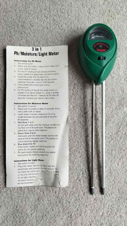 Photo of free Plant moisture meter (Kelham Island S3) #1