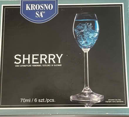 Photo of free Set of 6 sherry glasses boxed new (Tameside SK14) #1