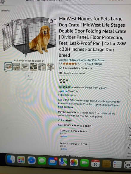 Photo of free Large quality dog crate (Downtown Fairfax) #1